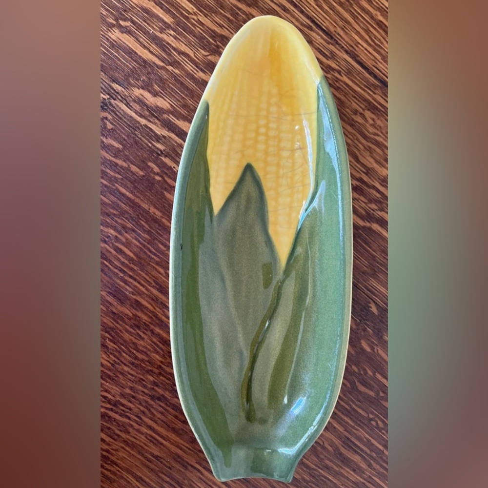 Shawnee Corn King Corn Holder / Butter Dish | 1950's Mid-Century.